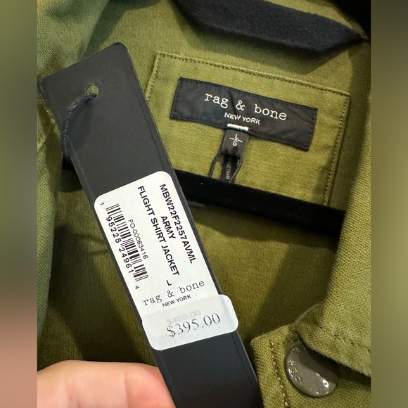 Rag and Bone Icons Army Flight shirt jacket - Picture 13 of 15